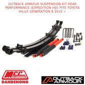 OUTBACK ARMOUR SUSPENSION KIT REAR (EXPD HD) FITS TOYOTA HILUX GEN 8 2015+